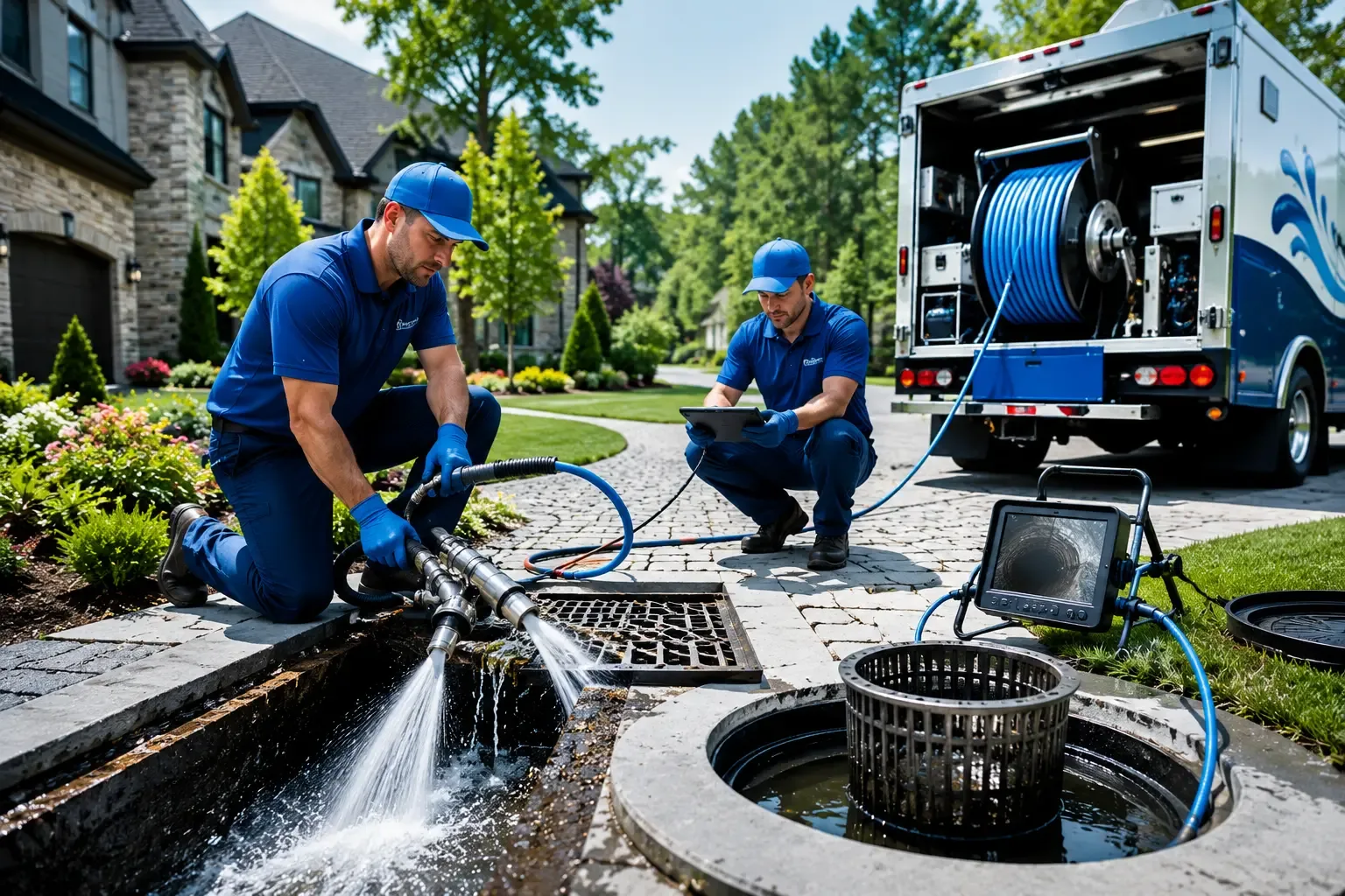 Local outdoor drain cleaning professionals in Sherborn, MA